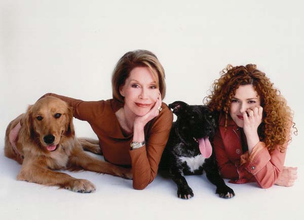 Mary Tyler Moore and Bernadette Peters.  Photo by: Timothy White