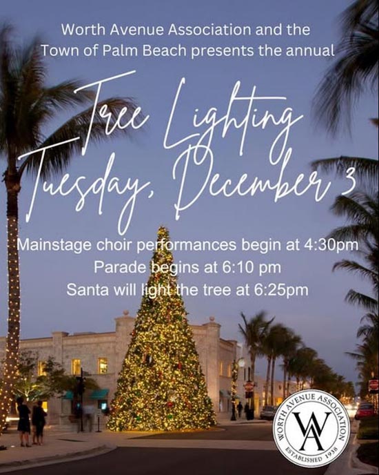 palm beach tree lighting