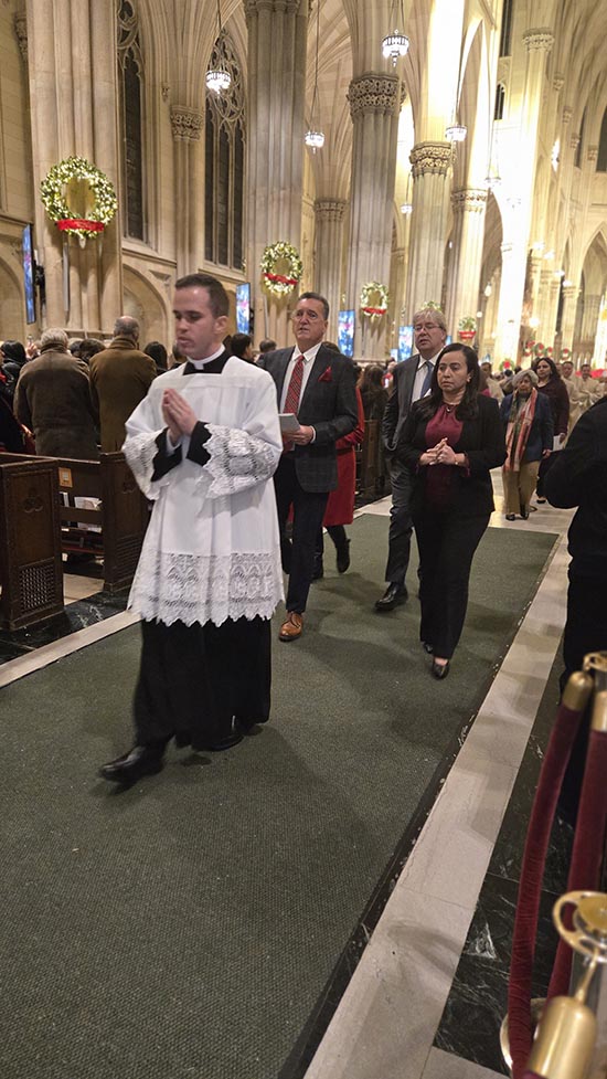 St. Patricks Cathedral Midnight Mass 2025