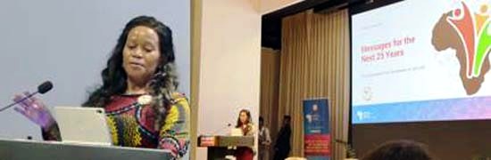 First Lady of Botswana Mrs. Kaone Boko.