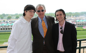 Jake, Barry and Matt Klarberg (father and sons)