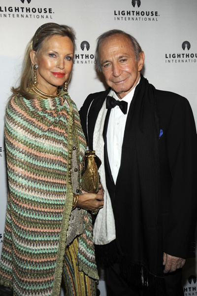 Actor Ben Gazzara with wife Elke Gazzara