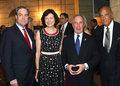 KEITH  BANKS, PRESIDENT, U.S. TRUST AND CO-HEAD, PRIVATE WEALTH MANAGEMENT, BANK OF AMERICA, DIANA TAYLOR, MANAGING DIRECTOR, WOLFENSOHN & CO, MAYOR BLOOMBERG AND OSCAR DE LA RENTA