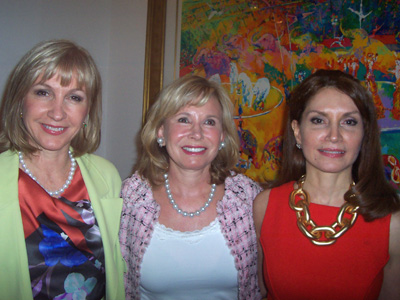 Katlean de Marchand, Sharon Bush and Jean Shafiroff