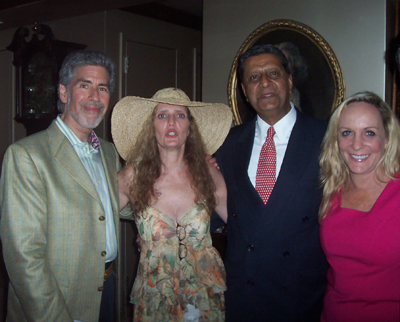 Shimon Katz, Joyce Brooks, Amir Dossal and 