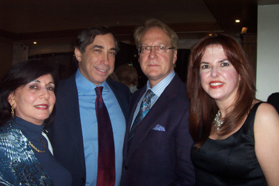 Felicitas Cort, PhD, Abe Shainberg, Larry Klayman of freedomwatchusa.com and Lorraine Cancro