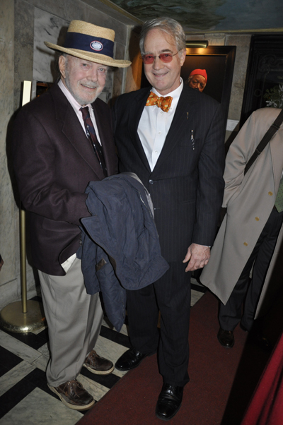 Cliff Robertson and Aldon James, President of 