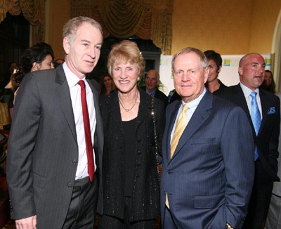  John McEnroe, Barbara and Jack Nicklaus