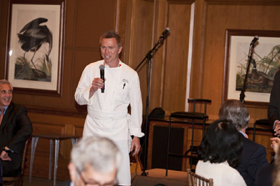 Chef Daniel Joly1  Belgian Master Chef Daniel created a five-course dinner for sixty guests at the Third Annual Gourmet Dinner at the Sony Club in Manhattan on June 10th, 2010