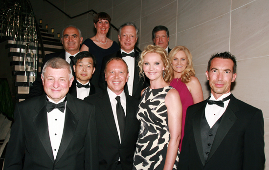 Honorees & Presenters (front, L to R) Wolf Herv Fridman, Haruo Ohtani, Michael Kors, Joan Allen, Alex Witt, Jrme Galon; (back, L to R) Moncef Slaoui, Jill ODonnell-Tormey, Donald J. Gogel, Robert D. Schreiber.. Photo by: Manuel Rodriguez, courtesy Cancer Research Institute