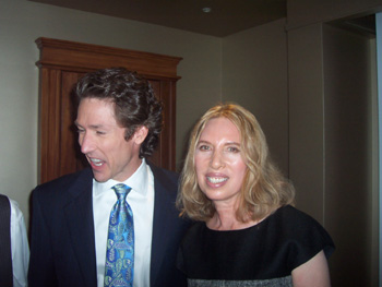 Joel Osteen and Lauren lawrence