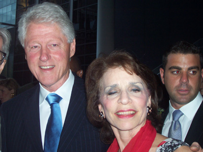 President Clinton and Karen Gantz Zahler and Bill Lass