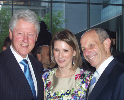 President Clinton with Mr. & Mrs. Jonathan Tisch