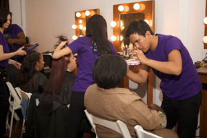 Byu-ti Stylists Working on the Graduates