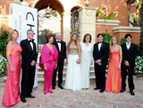 Mr. & Mrs. Jonas Hafstrom (Ambassador of Sweden), Queen Silvia, Per Loof, Princess Madeleine, Asa Loof, John Loof, Charlotte Brandin and Carl Loof.  Photo by:  South Moon Photography