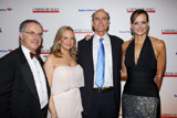 Executive and Artistic Director Clive Gillinson, Caroline and James Taylor, and Gala Chairwoman Clarissa Bronfman.   Julie Skarratt