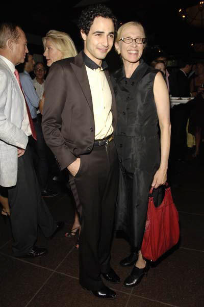 Zac Posen and Valerie Steele, Director of the Museum at FIT