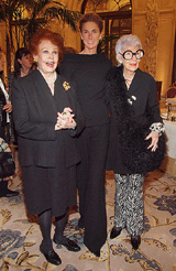 Arlene Dahl, Somers Farkas, Iris Apfel