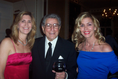 Susan Benedetto, Tony Bennet and Debbie Dickinson