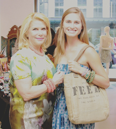 Francine LeFrak and Lauren Bush. Photo by Caren Carlson