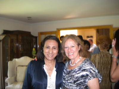 Ambassador Aicha Afifi, Member, United Nation's ACABQ; and Tsipi Ben-Haim, Executive and Artistic Director, CITYarts