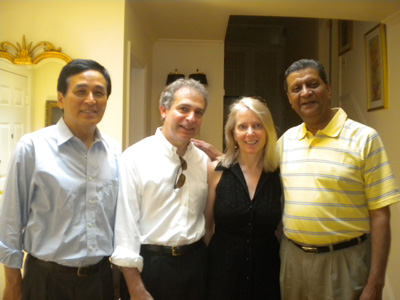 Soon-hong Choi, Chief Information Technology Officer, United Nations; Bill Rouhana, Chairman, Humpty Dumpty Institute; Amy Rouhana; and Amir Dossal