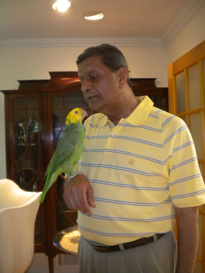 Amir Dossal and Fluffy