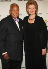 Former New York City mayor David Dinkins and US Senator Debbie Stabenow attend the 2011 Children's Health Fund Annual Benefit at the Sheraton New York Hotel & Towers on June 13, 2011 in New York City