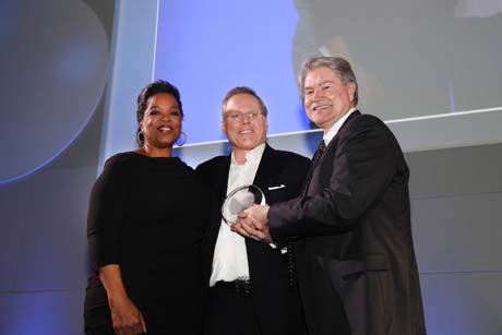 Oprah Winfrey, David M. Zaslav, John Hendricks