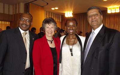  Hamoudoun Toure, Susan Ness,June Sarpors, Amir Dossal