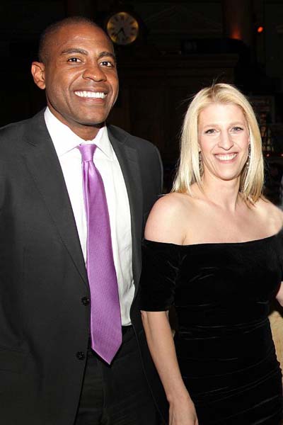 Goldman Sachs Managing Director Carlos Watson and The Opportunity Network Founder and Executive Director Jessica Pliska at The Opportunity Networks fifth annual Night of Opportunity