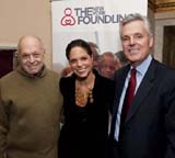 Annie composer Charles Strouse, CNN Starting Point anchor Soledad OBrien, The New York Foundling CEO Bill Baccaglini