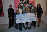 Suzanne M. Sayfie, Artist Ma Desheng, Pamela Cohen, Nick Buoniconti, Marc Buoniconti, Nick Korniloff and Stephanie Sayfie Aagaard at The Buoniconti Fund Reception to benefit The Miami Project to Cure Paralysis at Art Miami. Photo by Getty Images