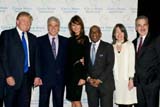 Donald Trump, Michael Fascitelli, Melania Trump, Al Roker, Brooke Garber Neidich (Chair of the Board, Child Mind Institute), Harold S. Koplewicz, MD (President, Child Mind Institute)