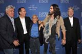 Jay Leno, Jerry Seinfeld, George Shapiro, Russell Brand and David Lynch.  Photo by: JohnSearer/Invision