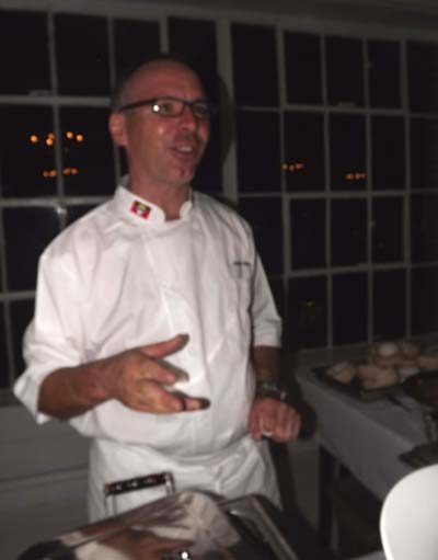 Chef Christophe Blatz of Curtain Bluff in Antigua