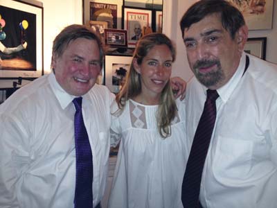 Dick Morris, Nicole Hanley Mellon, and Pat Cadell 