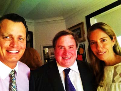 Matthew Mellon, Dick Morris and Nicole Mellon 