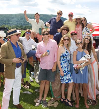 Charlotte and Octavio Serena with family & friends