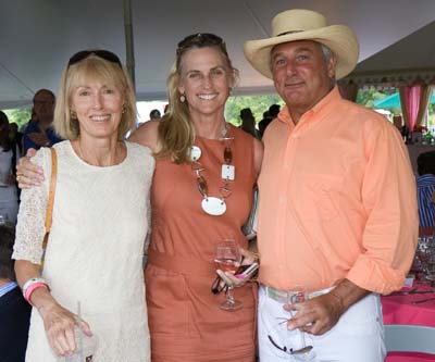 Laurance and Michael Levin with Sylvia Langois