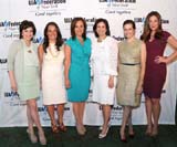 Darcy Miller Nussbaum, Senior VP and Weddings Editorial Director, Martha Stewart Living; Samantha Yanks, Editor-in-Chief, Gotham and Hamptons Magazines; Rosanna Scotto, Anchor, Good Day New York, Fox 5; Elyse Newhouse, philanthropist; Alexandra Lebenthal, President and CEO, Lebenthal & Company and Alexandra & James; and Stacy London, Co-Host, TLC's What Not to Wear, and Co-Founder and Stylist-in-Chief, Style for Hire