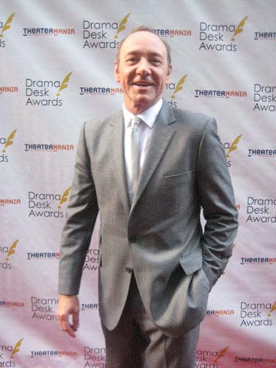 06-04-12 Kevin Spacey at the 57th Drama Desk Awards at The Town Hall. 123 West 43rd St. . Sunday night. 06-03-12