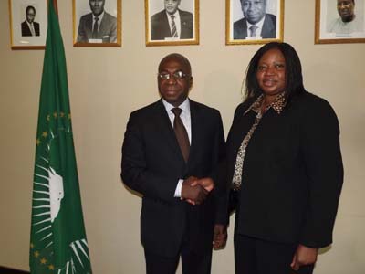  Tete Antonio, Ambassador Permanent Observer, African Union, Permanent Observer Mission to the United Nations,Fatou Bensouda, Prosecuter Elect, International Criminal Court, 