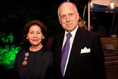 Jo Carole Lauder and Ronald Lauder