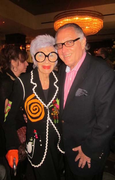 Iris Apfel and Errol Rappaport