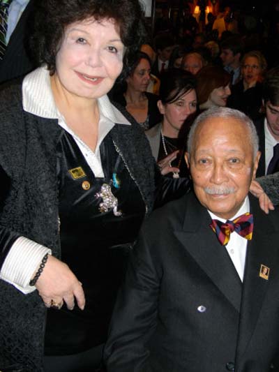 Fiddle Viracola and Mayor David Dinkins