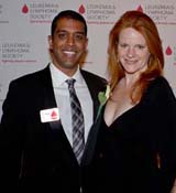 Manu Nathan and Erin Zammett Ruddy, winners of The Leukemia & Lymphoma Society New York City Man & Woman of the Year. Photo by: Peter Colen