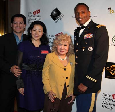 Bill-Lee Lanndis, YiLing Li, Gloria T. Cressler and Capt. Trent Love