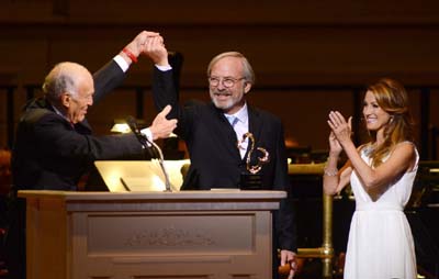 Leonard Lauder, James Keach and Jane Seymour 