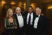 Louise Mirrer, Robert Appel, Wynton Marsalis,Walter Isaacson